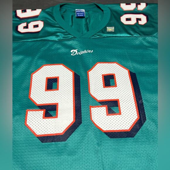 Jason Taylor Deadstock New Vintage Champion Authentic Autograph Jersey Dolphins - Picture 5 of 9